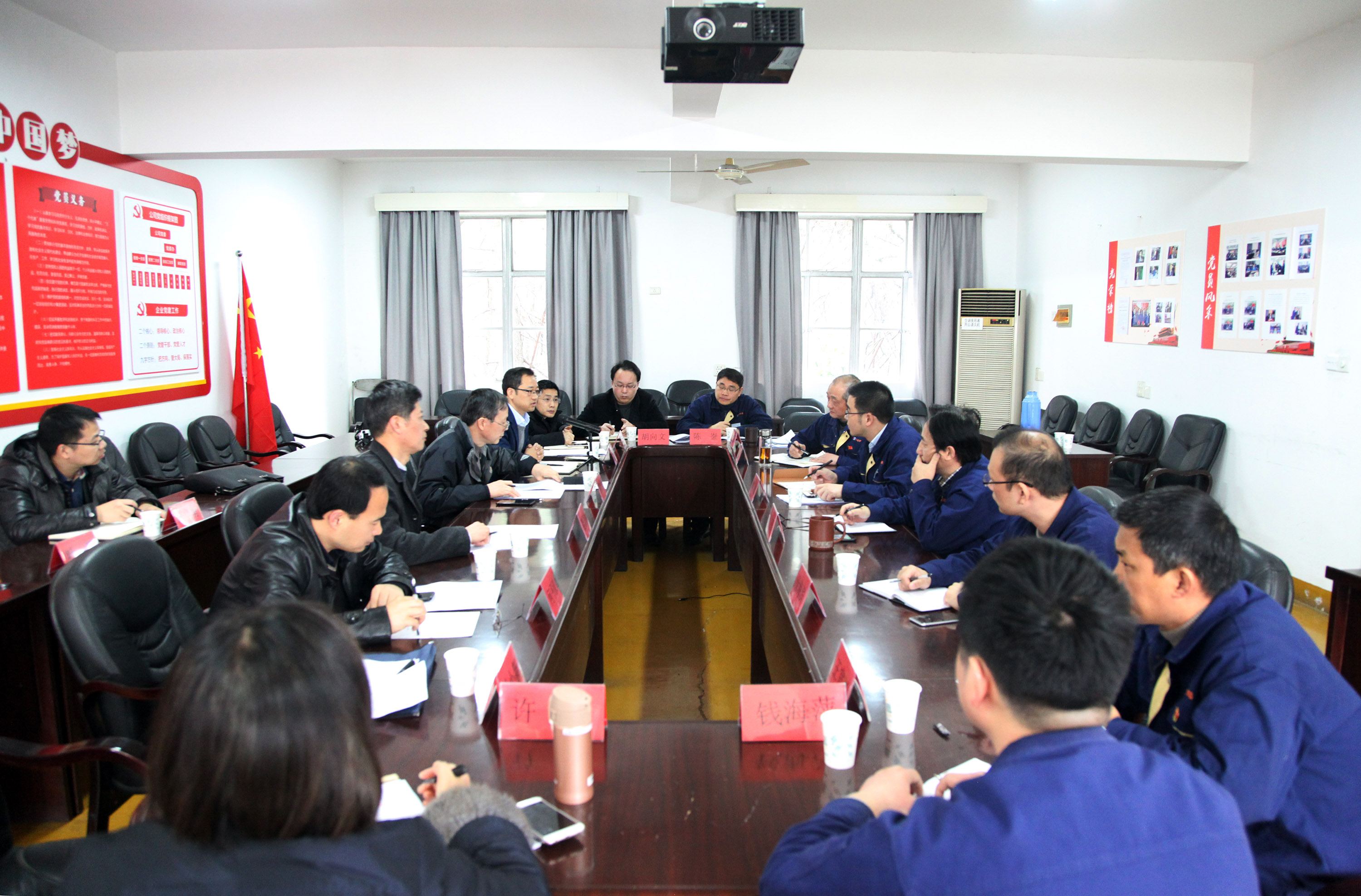 集團(tuán)公司黨委書記總經(jīng)理虞岳明帶隊赴申達(dá)機(jī)器檢查黨建黨風(fēng)廉政安全管理等工作責(zé)任制落實情況