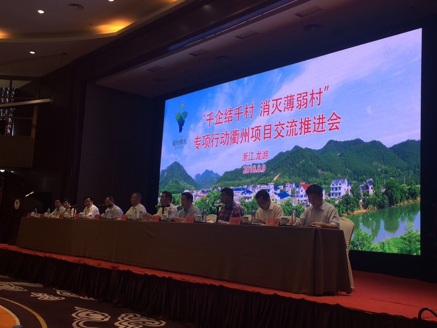 “千企結(jié)千村、消滅薄弱村”專項行動項目交流推進會在龍游召開